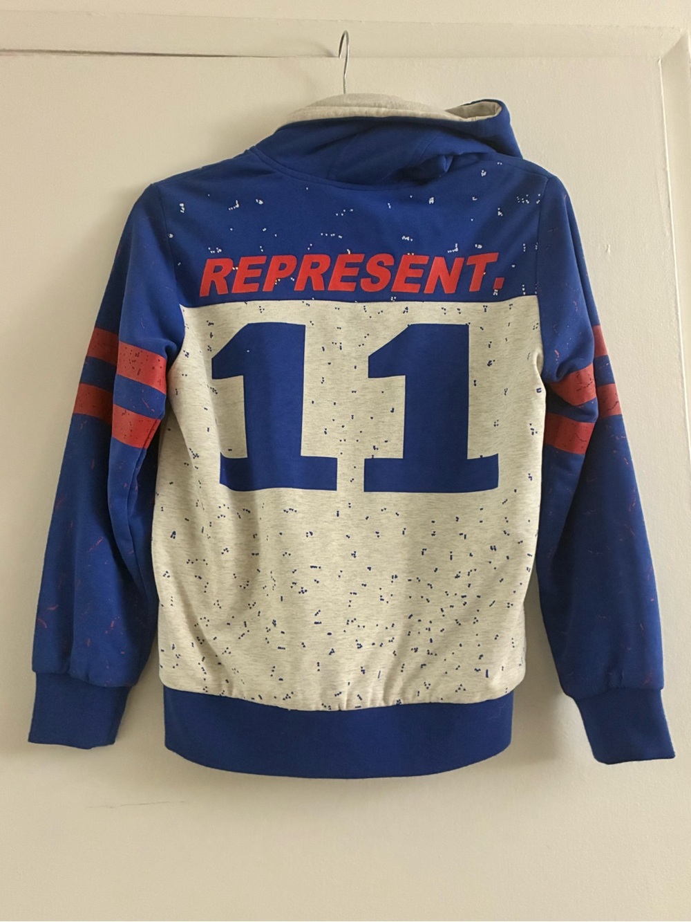 Cool Asian baseball themed hoodie sweater NWOT sz 150/ US 12